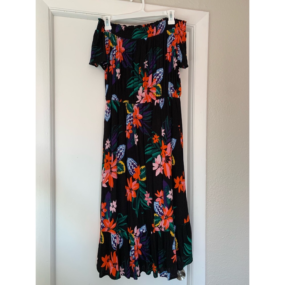 OLD NAVY Off the shoulder, Tropical flower formal dress